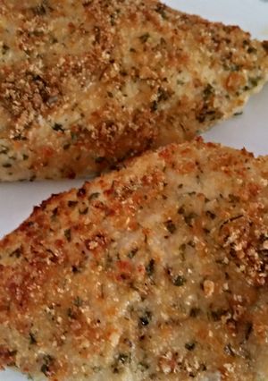 A picture of Breaded Ranch Chicken.