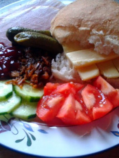 A picture of Ploughman's Lunch.