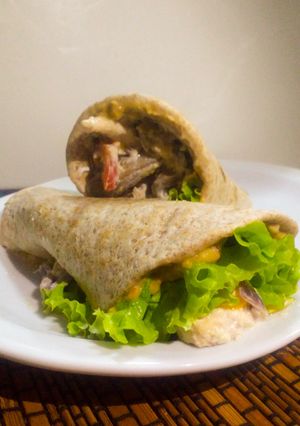 Una foto de Wraps de harina integral