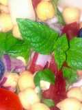 sig's Chickpea, Blueberry and Tomato Salad