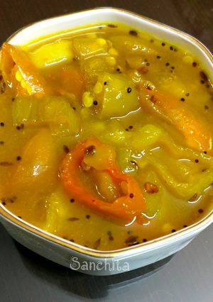 A picture of Raw Mango and Jalapeño Instant Pickle / Launji.