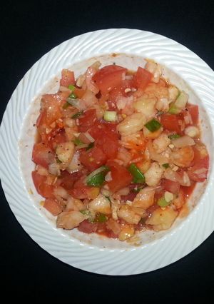 A picture of Ceviche de camaron.