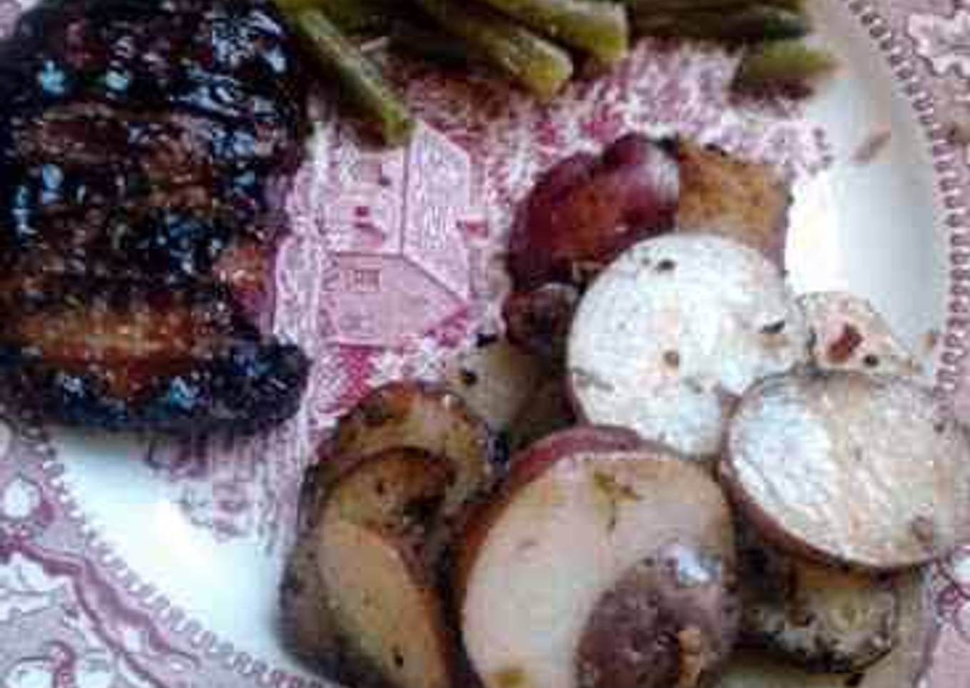 Bacon n Garlic Fried Potatoes