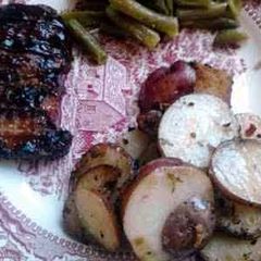 A picture of Bacon n Garlic Fried Potatoes.