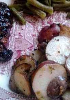 A picture of Bacon n Garlic Fried Potatoes.