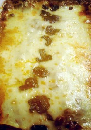 A picture of Loves lasagna.