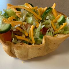 A picture of Taco bowl.