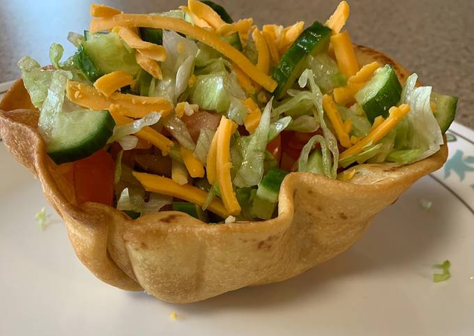 Easiest Way to Make Homemade Taco bowl