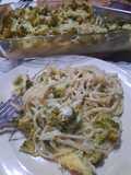 Tallarines, brócoli y 4 quesos (comida comodín semanal)