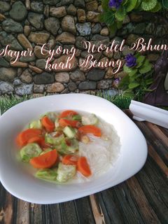 Foto resep Sayur Oyong Wortel Bihun kuah Bening