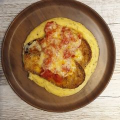 A picture of Aubergine Parmesan.