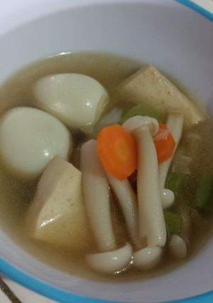 Foto resep Sup Jamur Shimeji