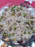 Matar Pulao with Soya Chunks