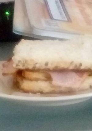 Una foto de Sándwich simple