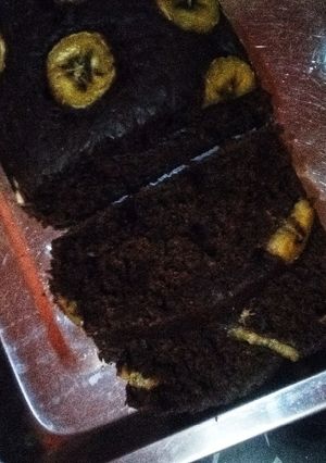 A picture of Chocolate banana loaf.