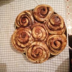 A picture of Cinnamon rolls.