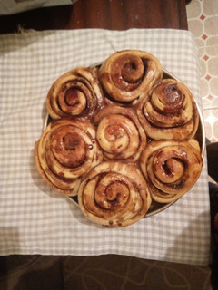 A picture of Cinnamon rolls.