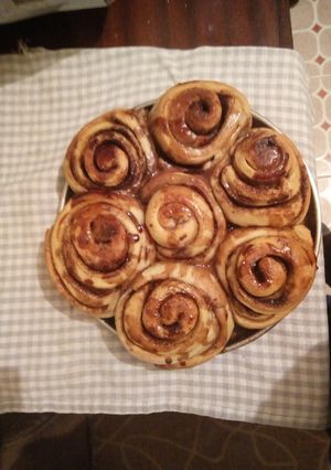A picture of Cinnamon rolls.