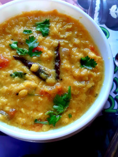 A picture of Uttar Pradesh Style Arhar Dal Split pigeon peas soup.