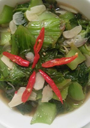 Foto resep 18. Sawi Pahit #Weekend Seru