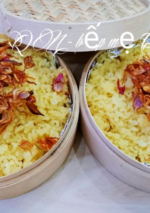 Hình của món Xôi vò mặn.