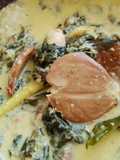 Jering tua +pucuk ubi masak lemak cili api