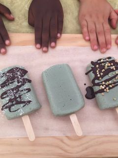 Una foto de Helados de Espirulina