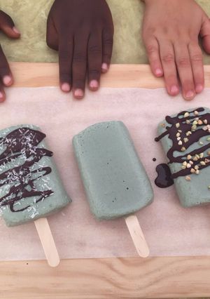 Una foto de Helados de Espirulina