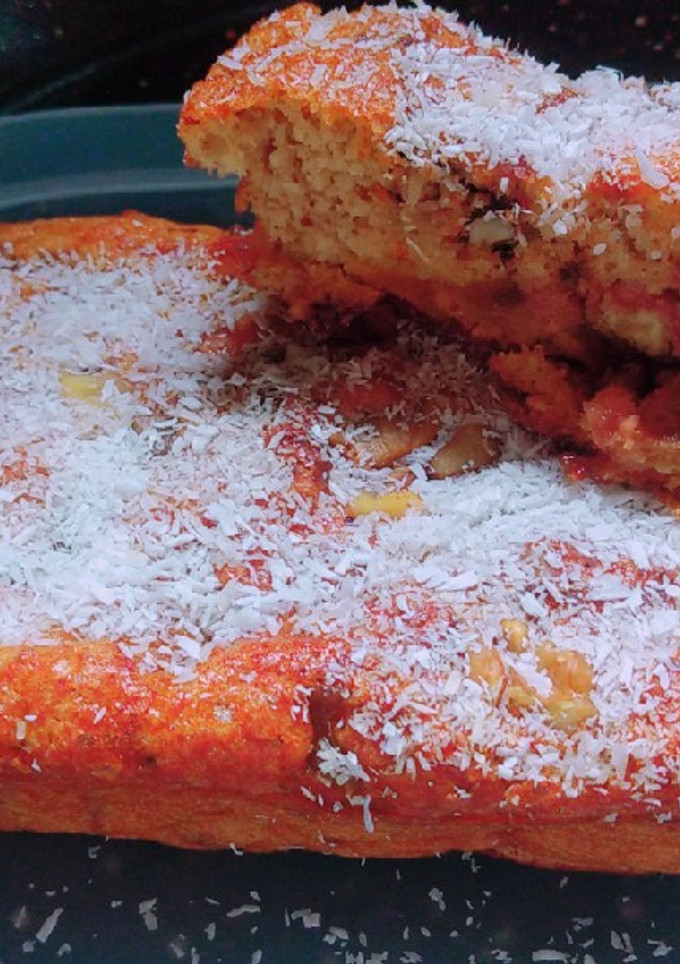 Una foto de Budín keto de coco y harina de almendras