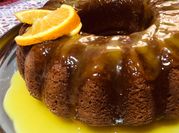 A picture of orange soft drink