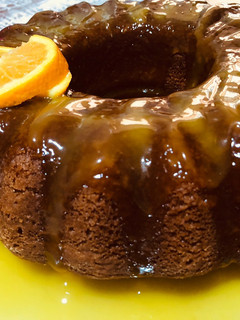 A picture of Orange cake.