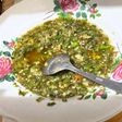 Sambal/sambel cabe ijo anak kos (hanya dua bahan)
