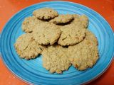 Galletas de avena, cítricos y azahar (sin azúcar)