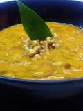 Zuppa di lenticchie, ceci e noci