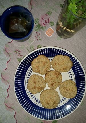 Una foto de Galletitas de avena, sin huevo