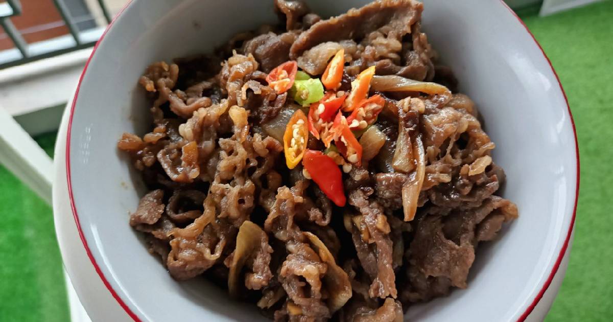 Resep Beef Slice Teriyaki oleh Yoshita - Cookpad