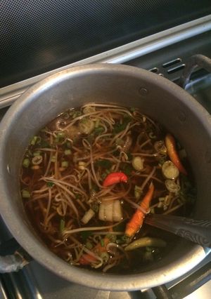 Foto resep Sayur taoge (lontong balap)