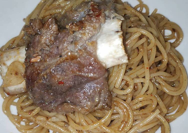 Pasta Spagetti Iga Spesial