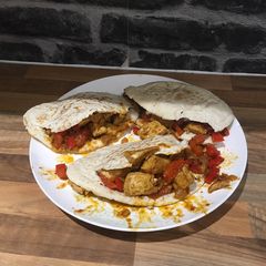 A picture of Chicken Kebabs Take Away Style.