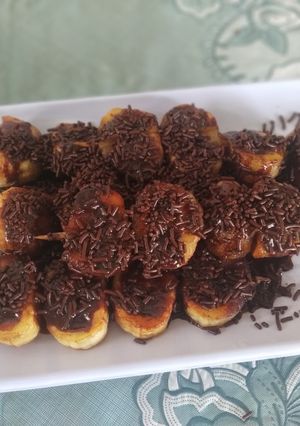 Foto resep Sate pisang coklat 🍌