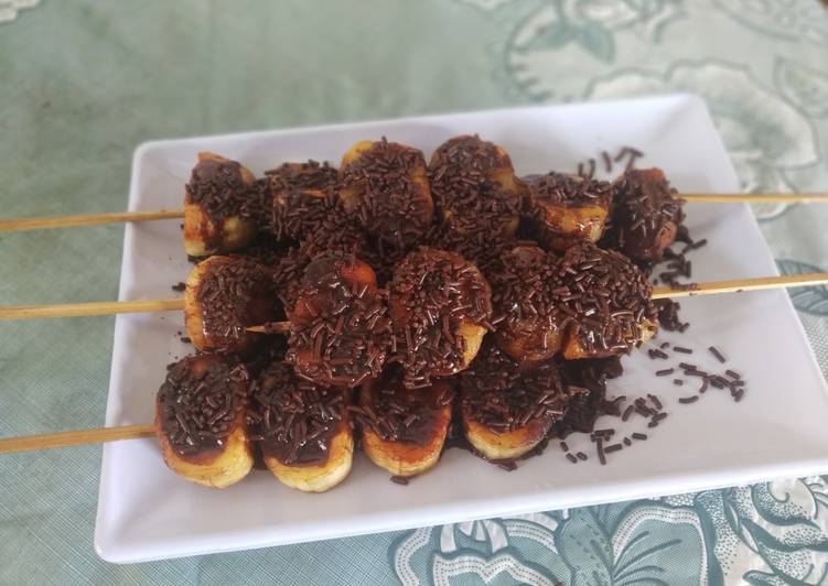 Sate pisang coklat 🍌