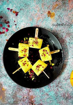 A picture of Mango Malai Kulfi.