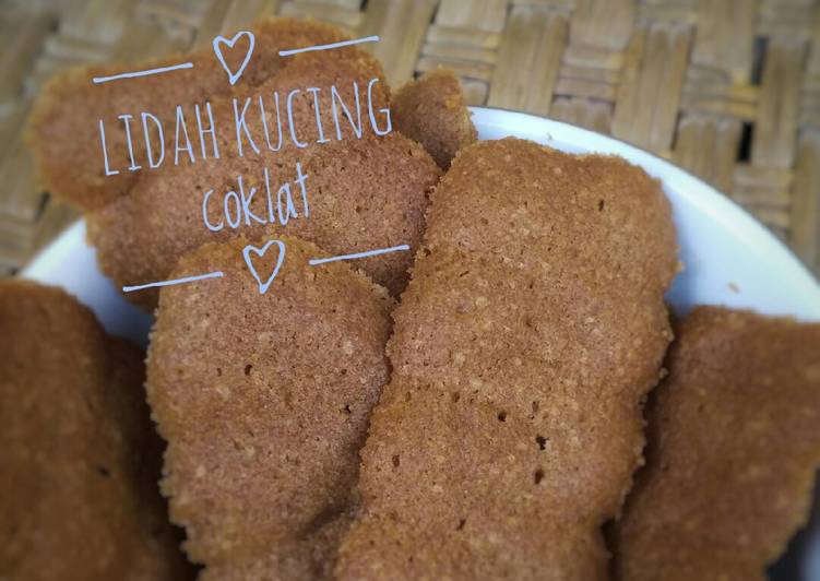 Resep: LezatLidah kucing coklat