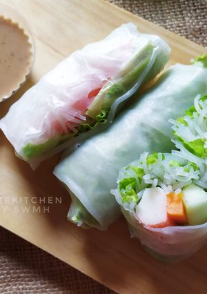 Foto resep Vietnamese Spring Roll | Salad Sayur