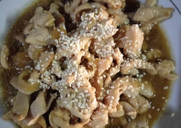 Proses Membuat Chicken yakiniku Anti Gagal