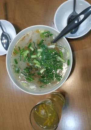 Hình của món Cháo nghêu.