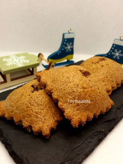 Una foto de Galletas integrales rellenas de manzana (pastas)