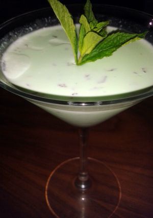 A picture of Peppermint Panna Cotta.