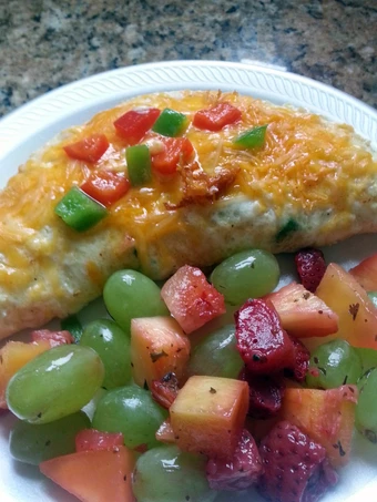 Easy Way Prepare Cheesy Egg White Turkey Omelette the So Delicious You can take Joss in your mouth