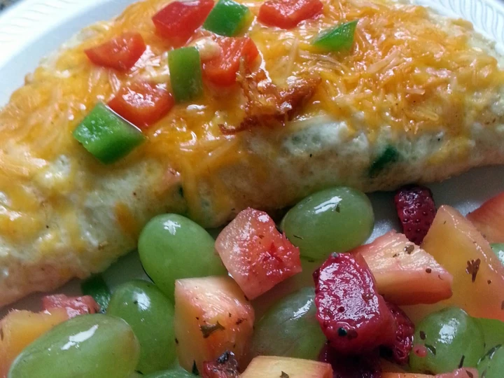 Easy Way Prepare Cheesy Egg White Turkey Omelette the So Delicious You can take Joss in your mouth